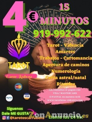 Tarot a solo 4 euros